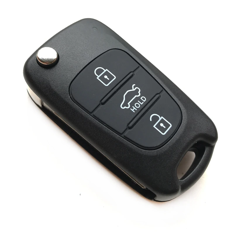 Складной чехол для ключей с 3 кнопками KIA Rondo Rio Soul Sportage Sorento K5 K2 Hyundai I20 I30 I35 корпус