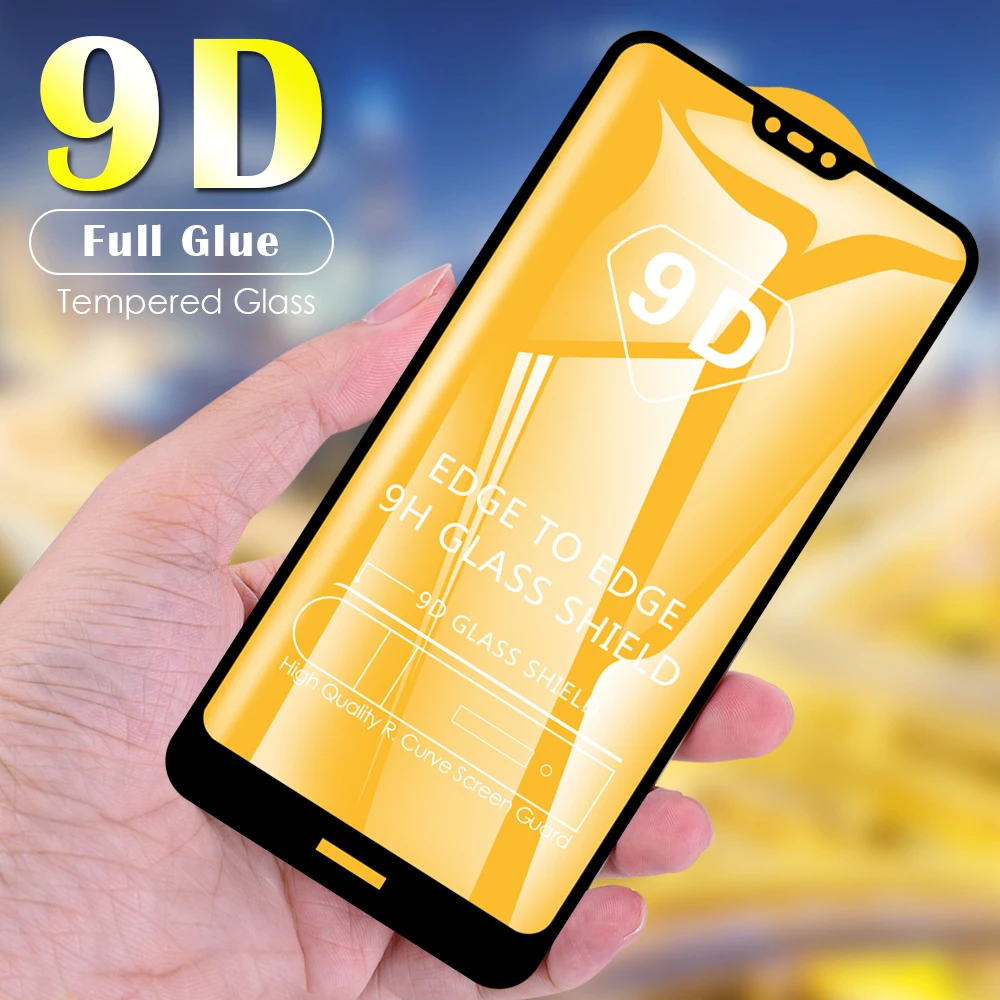

9D Glass For Nokia 8.1 7.1 6.1 5.1 4.2 3.2 3.1 2.2 2.1 Plus Tempered Glass Screen Protector Full Cover Protective Film
