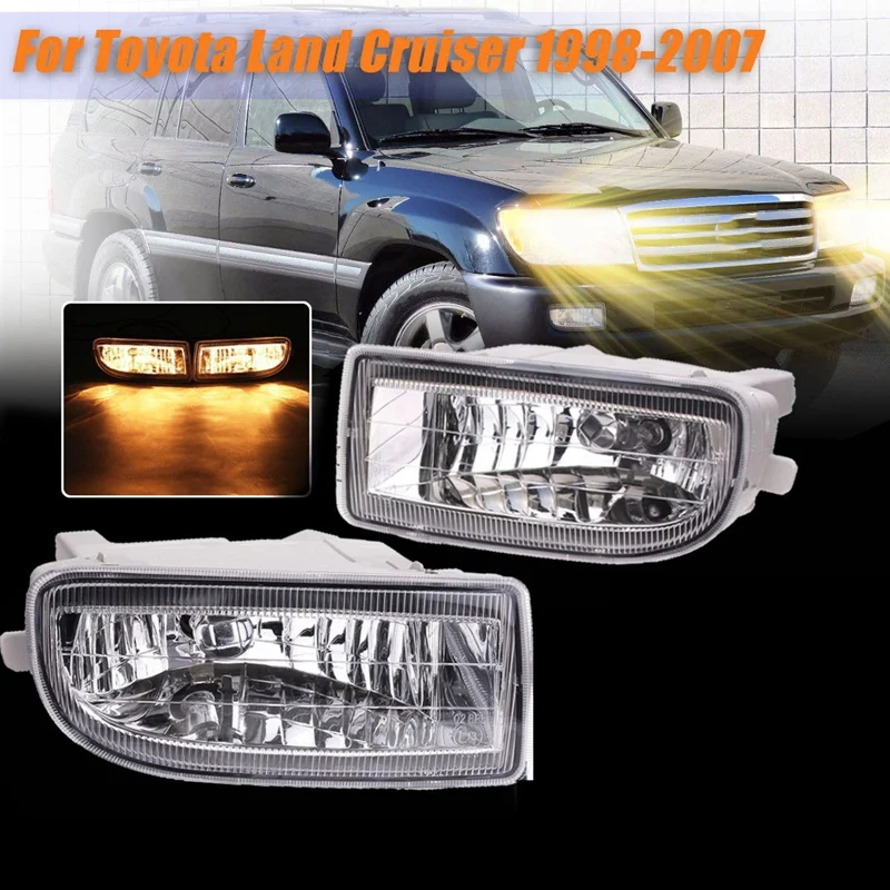 Автомобильный передний бампер противотуманная фара для Toyota Land Cruiser Prado автомобильный светильник(J90) бензин/дизель-замена 1999 2000 2001 2002
