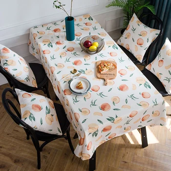 

tablecloth rectangular table blankets Fruit printing nappe coffee table for living room Table linen Northern Europe table cloth