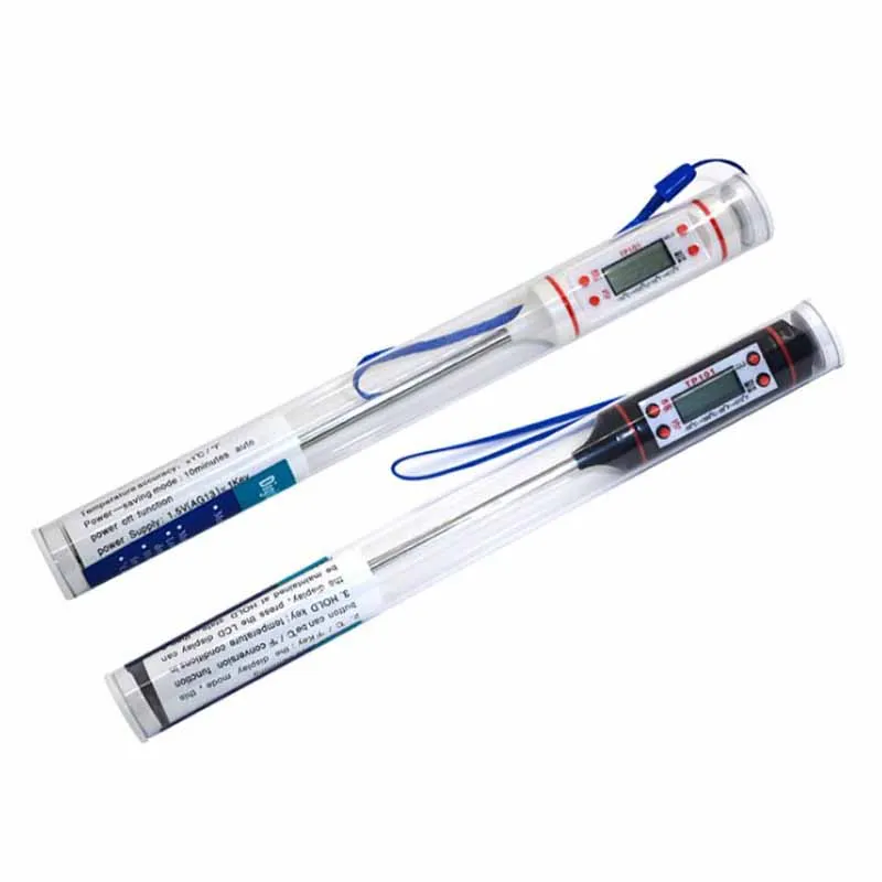 150mm/300mm/500mm Electronic Digital Food Thermometer BBQ Barbecue Thermometer Professional Pocket Max/Min