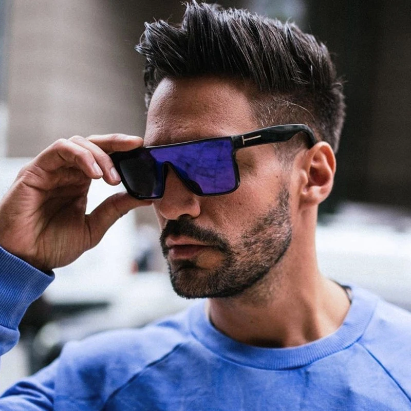 gradient mirrored sunglasses