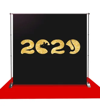 

LEVOO photography background Happy New Year 2020 mouse backdrop photobooth photo studio shoot prop