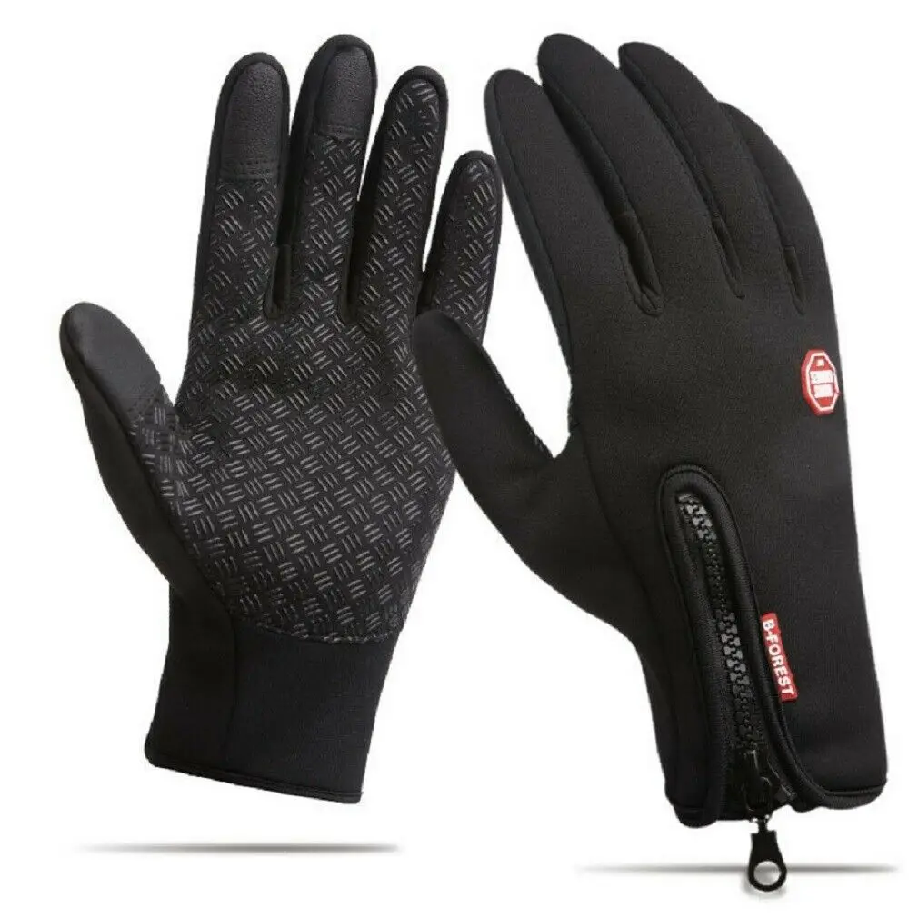 A Унисекс-reiwelschverschlusshandschuhe Winddicht Wasserdichte Anti-Rutsch-Handschuhe - Цвет: A
