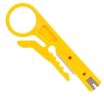 

Mini Portable Wire Stripper Knife Crimper Pliers Crimping Tool Cable Stripping Wire Cutter Tools Efficient Line Pocket Multitool