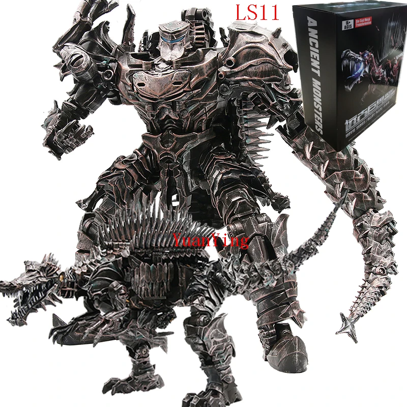 AOYI LS11 LS-11 экшн-трансформер Figur 37 см Scorn dinobot старинные фигурки динозавров аниме