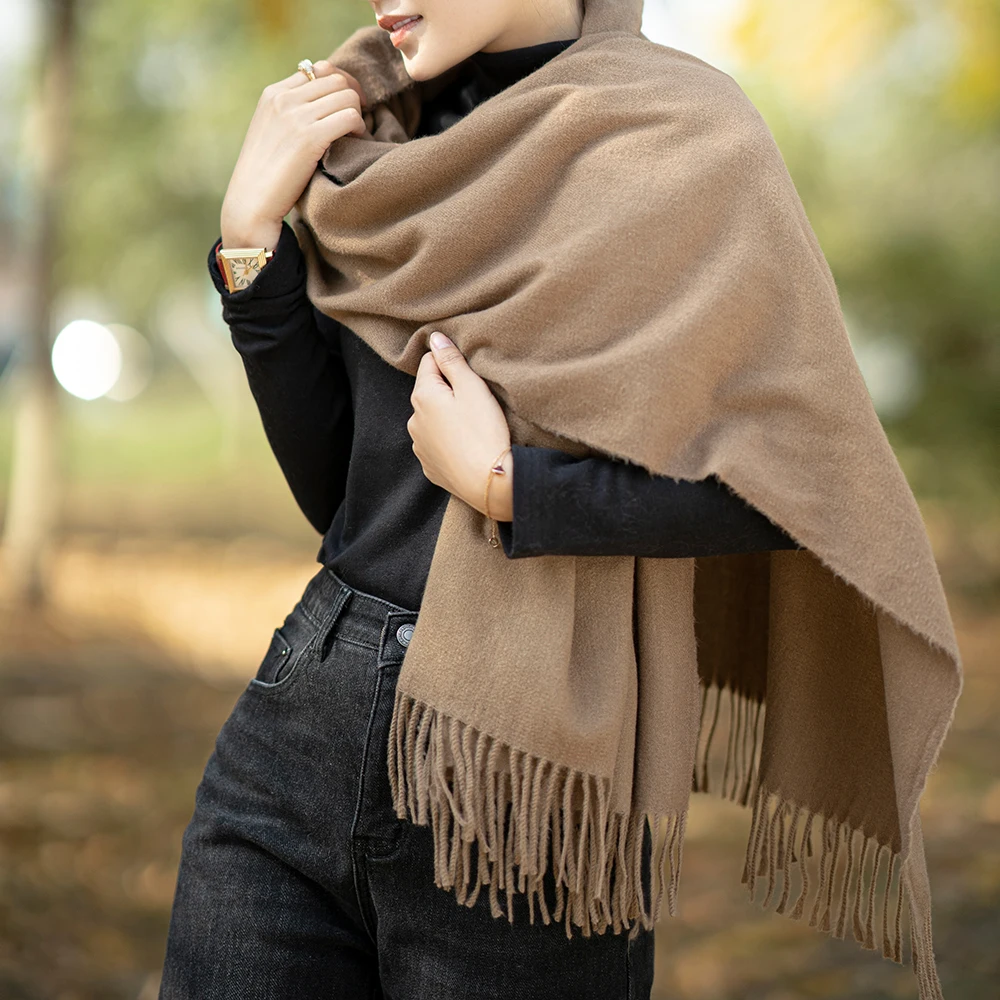 Lic Cashmere Women Scarf Warm Shawl Foulard Femme Pashmina Kerchief Wool Stole Head Neck Long Winter For Ladies 2019 | Аксессуары для