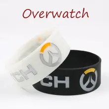 1 шт. силиконовые браслеты OverWatch видеоигры браслеты для мужчин широкая версия игры браслеты
