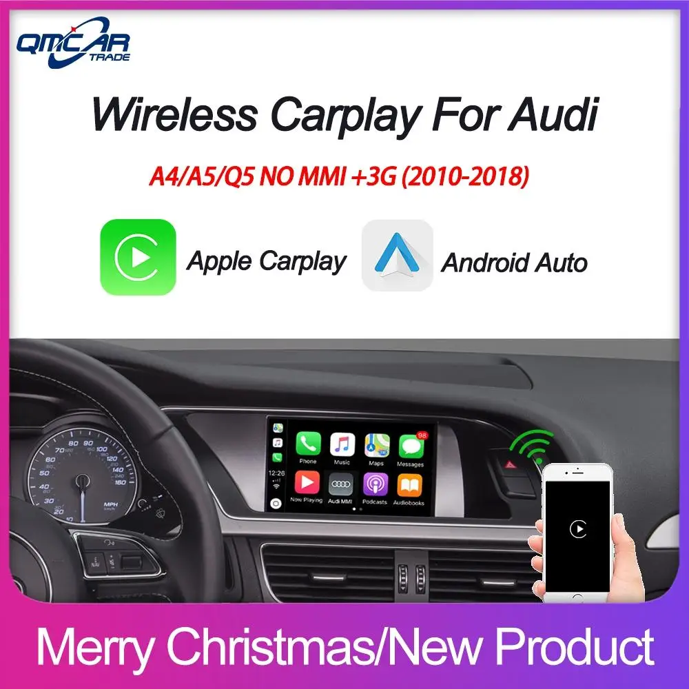 Автомобильный беспроводной мультимедийный плеер Apple CarPlay Android для Audi Q5 A5 S5 NO MMI Carplay