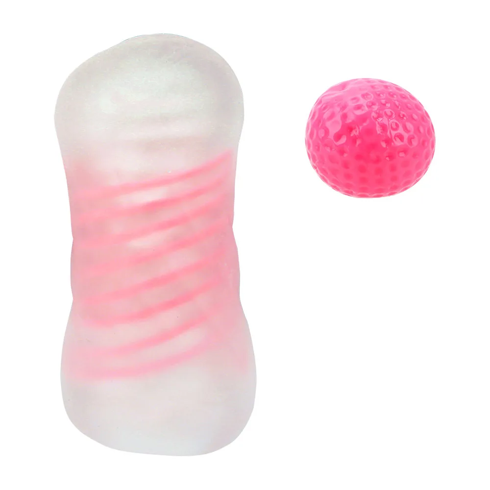 Foro Canale Stimolante Tazza per aereo Palla rossa Massaggio Gelatina Vera figa Spirale Succhia Masturbatore maschile_voghion.com