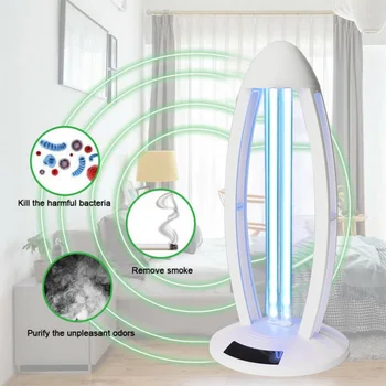 

UVC Disinfection Lamp Ultraviolet Sterilizer Light 38W 220V Germicidal Kill Mites 253.7nm Bactericidal Lights Sterilization Lamp