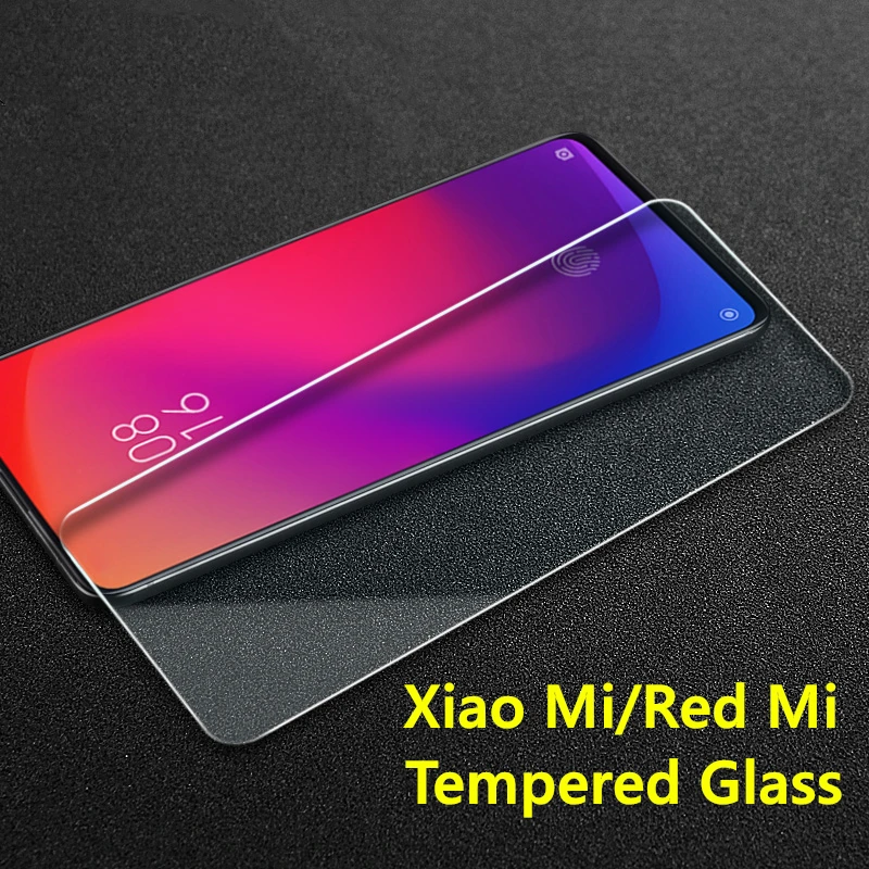 Защитное стекло закаленное для Xiaomi 9 10T Lite Mix2s Redmi Note 7 8 Pro 8T 9t F1 Poco M3 | Мобильные