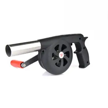 

BBQ Fan Air Blowers Handheld Manual Blower for Outdoor Barbecue Grill Fire Cranked Picnic Camping BBQ Tool