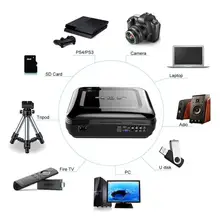 LESHP 720P ЖК-проектор с высоким разрешением высокая герметичность 3200 лм мультимедийный домашний кинотеатр HDMI VGA USB для ноутбука тв