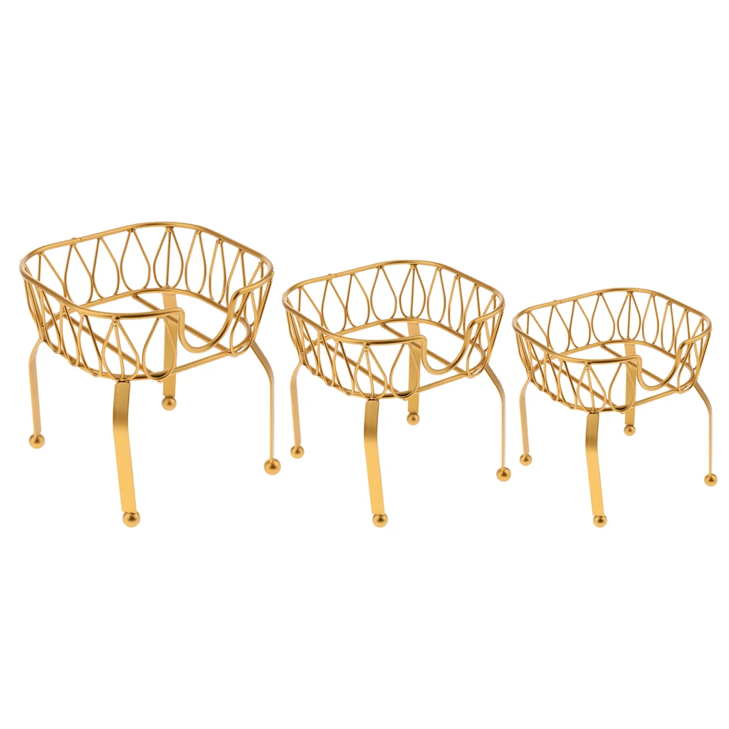 Metal Iron Drink Dispenser Stand Basket Party Juice Tea Bucket Holder Stand for Pub Bar Cafe Juice Tea Wine Beer Used