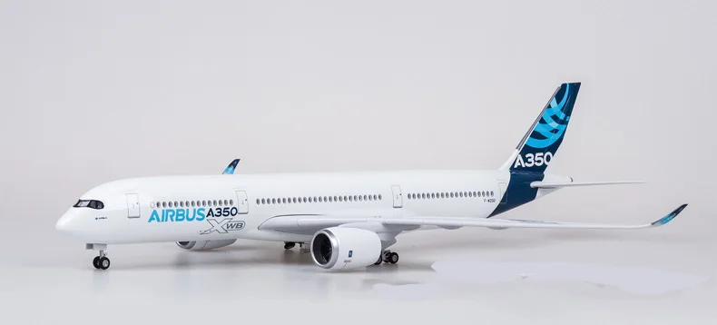 Normal 47 см 1/142 масштаб самолет Airbus A350 прототип XWB авиакомпания Модель W светильник и колеса литья под давлением пластиковая Смола самолет для сбора - Цвет: Normal