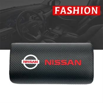 

Car styling for Nissan Nismo X-trail Qashqai Tiida Teana Juke car neck pillows both side pu leather single headrest 1pcs