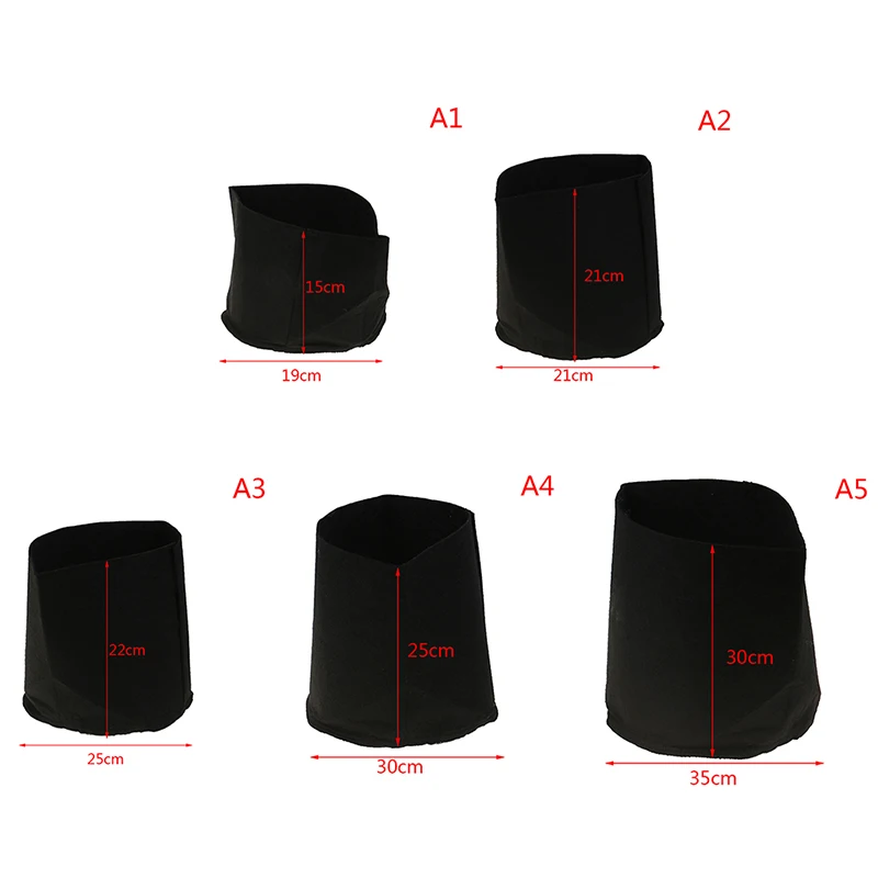 Black Garden Plant Grow Bag Vegetable Flower Pot Planter DIY Potato Garden Pot Plant Eco-Friendly Grow bag