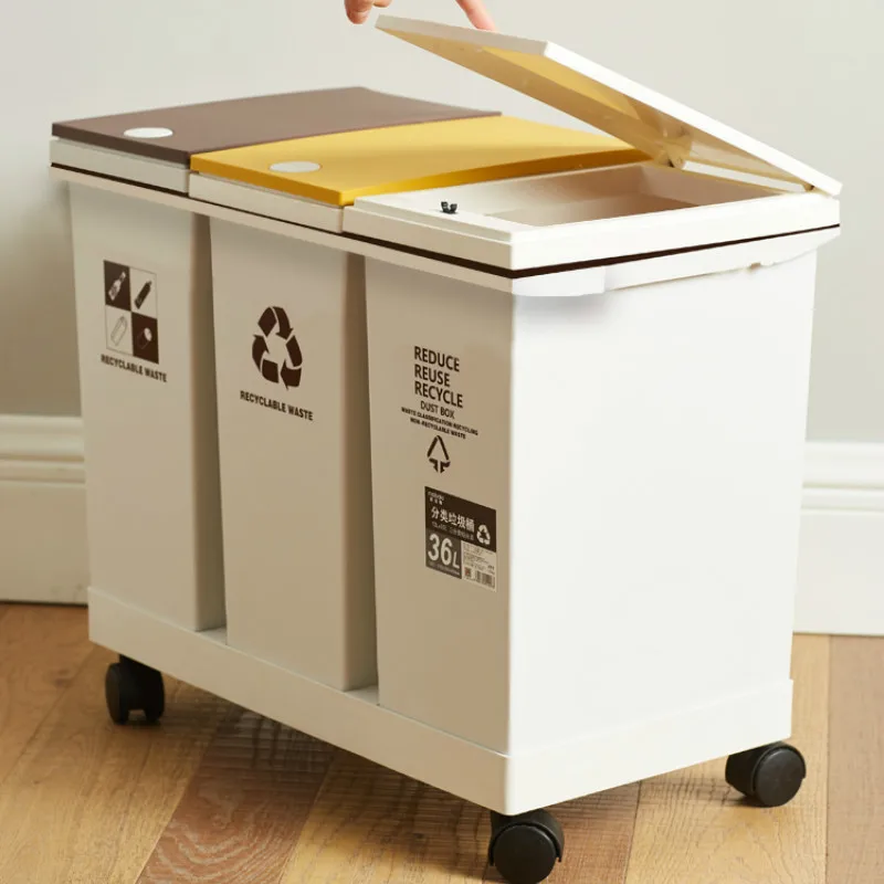 Ведро Мусорное домашнее с крышкой YHJ030205|Мусорные баки| |