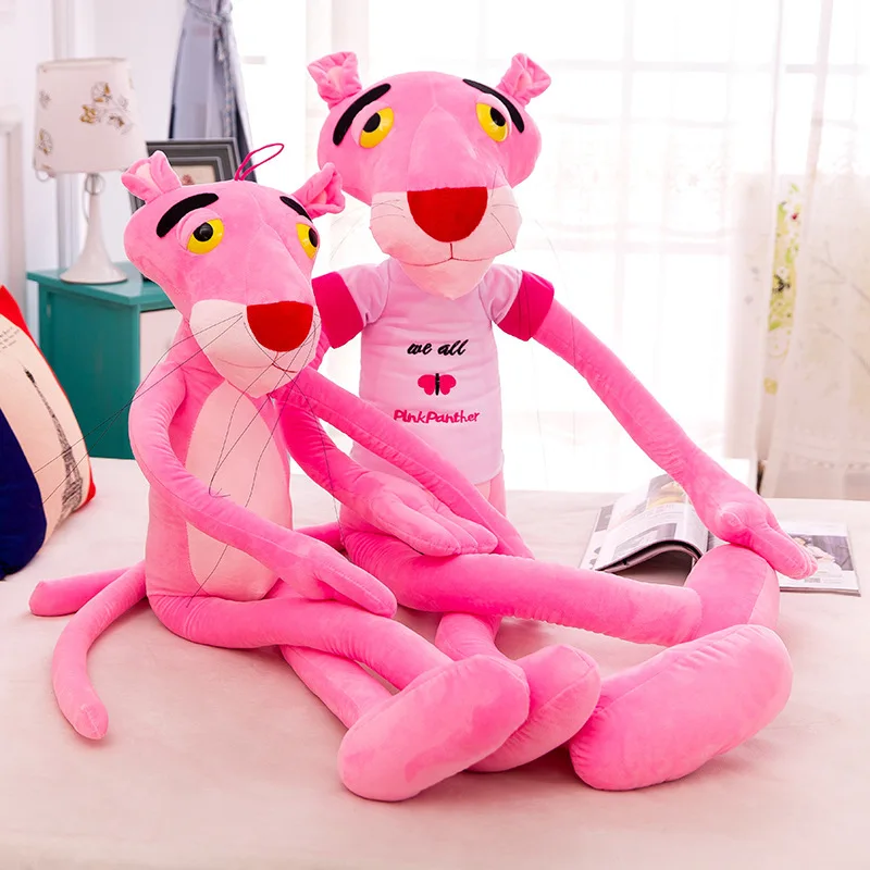 Мультфильм мягкая игрушка "Розовая пантера" игрушка милая кукла леопард детские мягкие игрушки чучело день рождения детей Рождественский подарок