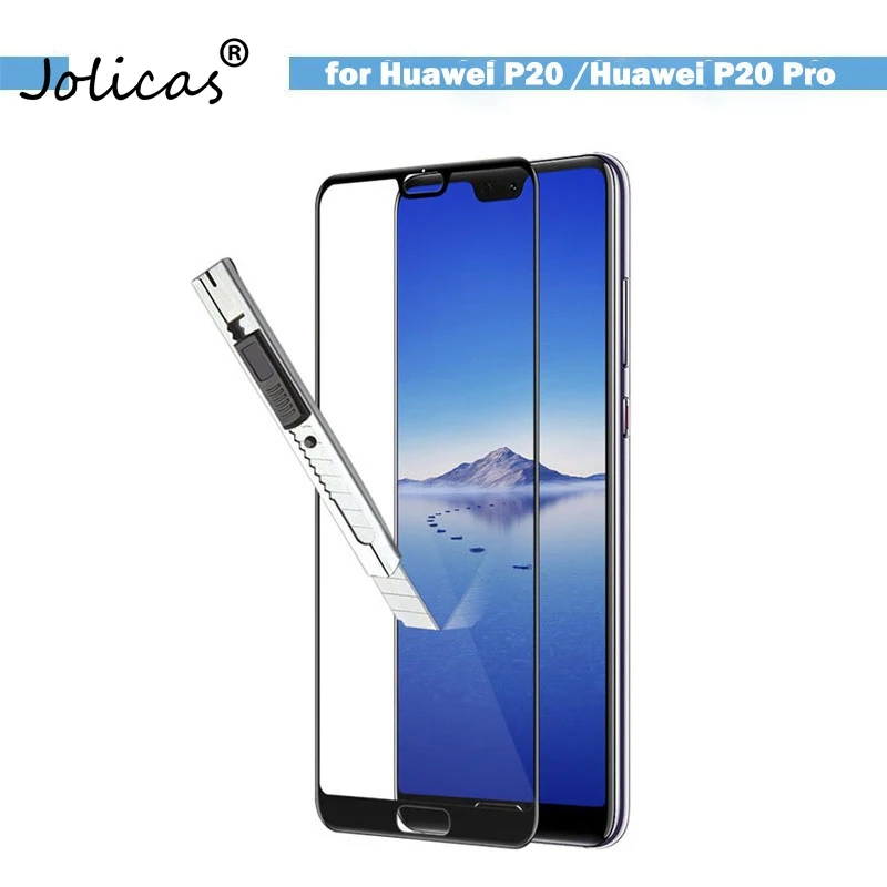 9H полное покрытие закаленное стекло для Huawei P20 Защита экрана Pro HD защитная пленка