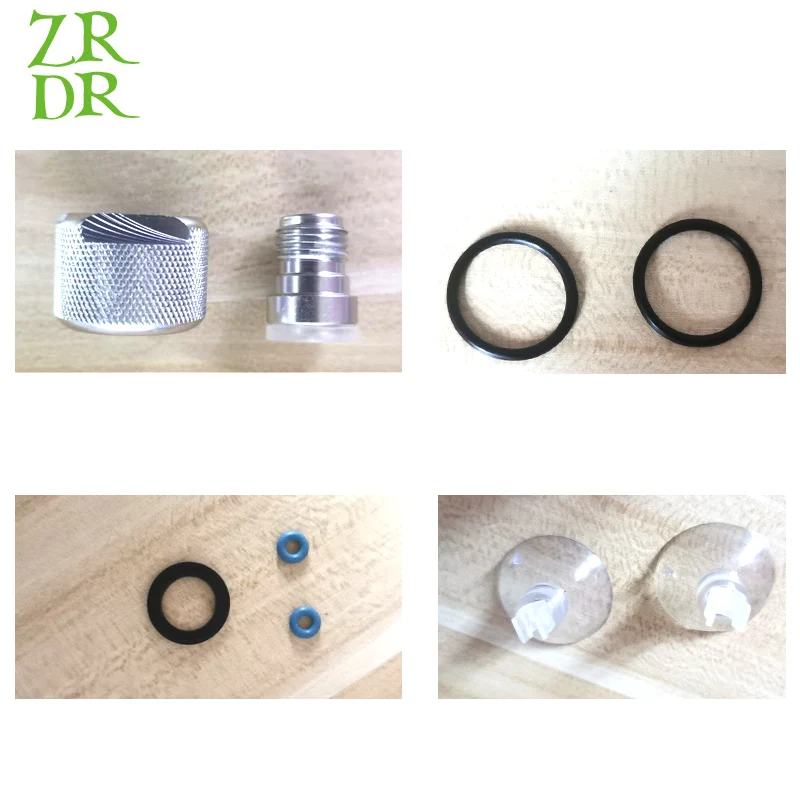 ZRDR-varias interfaces de regulador de tuerca, generador regulador, accesorios de anillo de sello de contador de burbujas