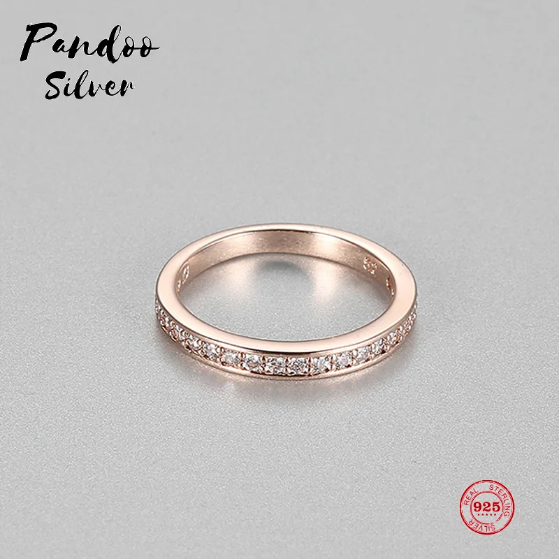 

Fashion Charm Pure 925 Silver Original 1:1 Copy, Elegant Temperament Romantic Exquisite Ring Ring Female Luxury Jewelry Gifts