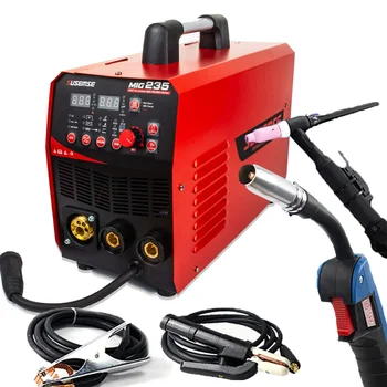 Buy IGBT Digital Display MIG/TIG/MMA Welder Machine 3 In1 220V DC 200Amp Inverter Flux Cored Wire Solid
