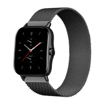 20mm/22mm Magnetic band For Amazfit GTS/2/2e/GTS2 Mini/GTR 42mm/47mm/GTR2/2e/stratos 2/3 Metal Watch Bracelet Amazfit bip strap