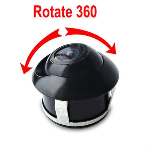 New Vehicle Camera Car Reverse Rear View Camera Waterproof Sensor CMOS 360° Night Vision Car Parking Backup Car Rotatable