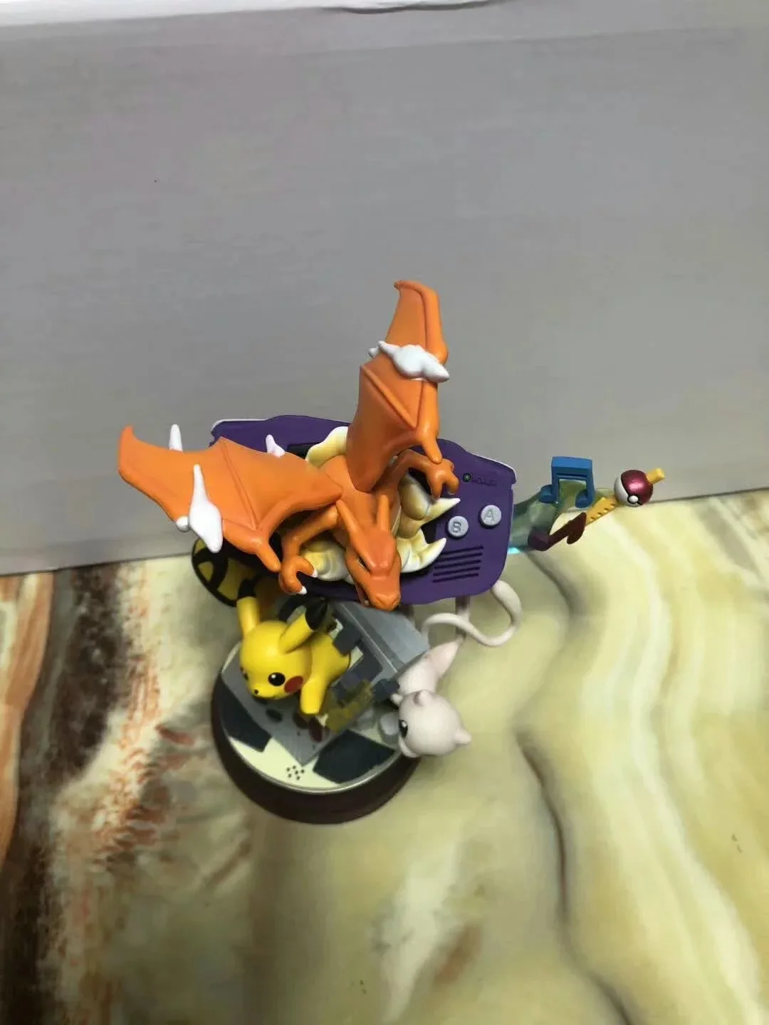 

Model Garage Kit Charizard Pikachu Dreamy Pet Elf Pokemon GK Garage Kit Combination Scene