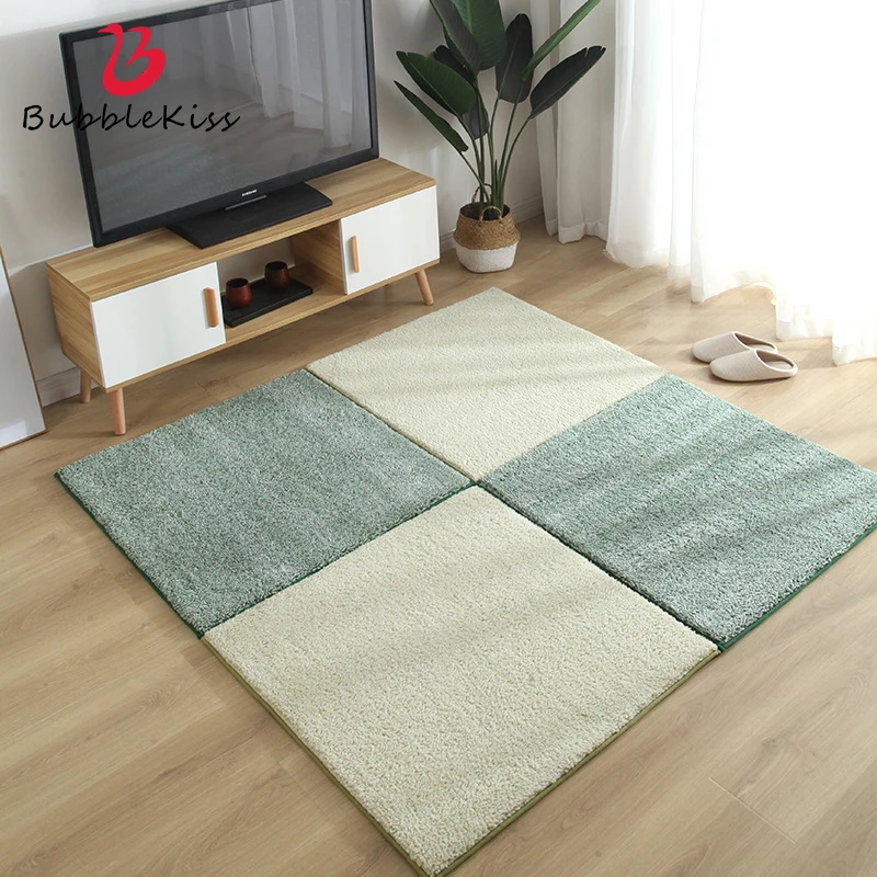Bubble kiss Island Fleece Carpet 3cm Thick Splicing Floor Mat Rug Creativity Carpets For Living Room Office Bedroom Tatami | Дом и сад