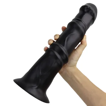 JWZGA Huge Horse Dildo  Masturbators Sex Toy For Adult Plastic Dick Anal Sex G-Spot Fisting Animal Penis With Suction Cup 18 6