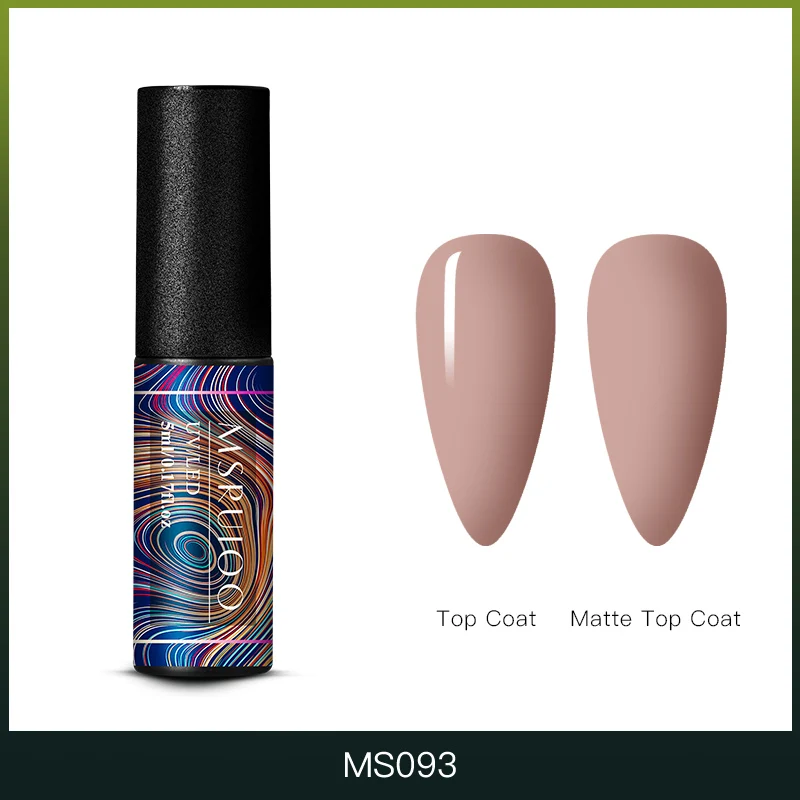 EES09108 MSRUIOO, 60 цветов, Матовый УФ-гель для ногтей, 5 мл, Чистый Блеск для ногтей, цветной, нужен Матовый верхний слой, впитывающий Гель-лак для ногтей - Цвет: EES09108
