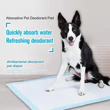 40 шт. многоразмерные подгузники для домашних животных, супер абсорбент, моча, Тренировочный Коврик, антибактериальный дезодорант, подгузник для домашних собак