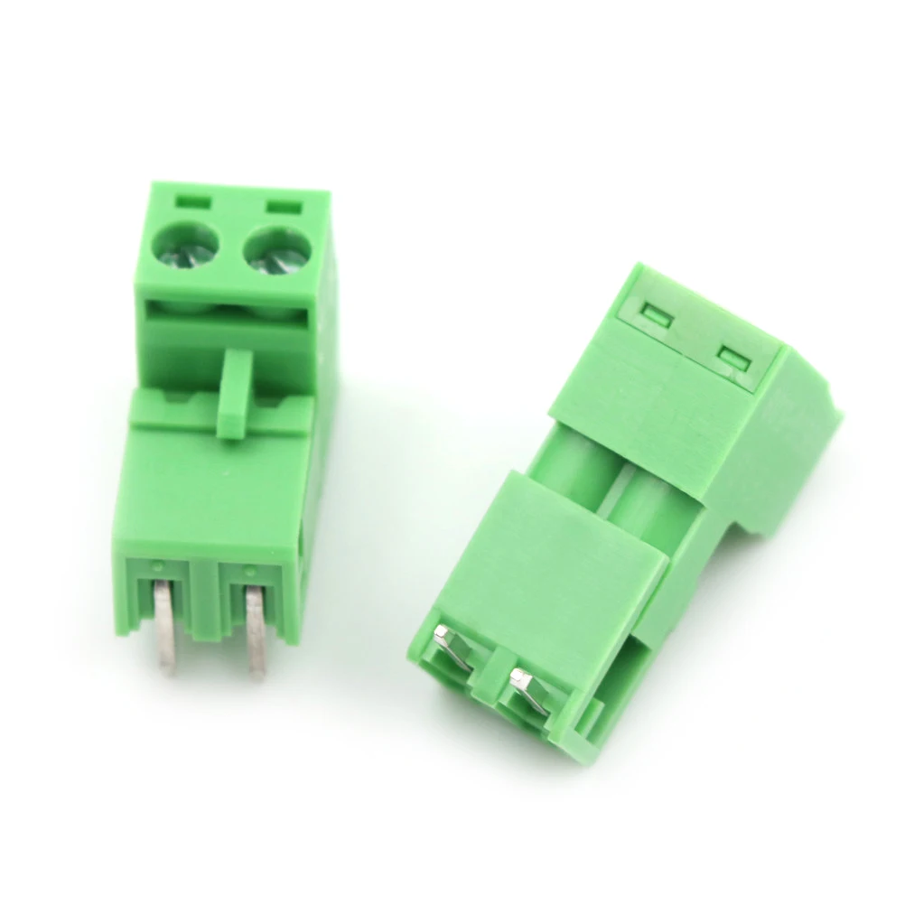 20 шт Универсальный 2 полюса/2Pin PCB 5 08 мм винт клеммный блок соединительные