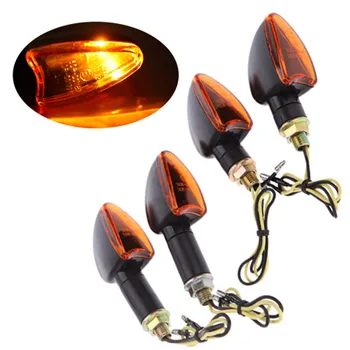 

Universal 12V Motorcycle Turn Signal Indicator Light Front Back Flashing Halogen Light Blinker Flash Bike Lamp For Honda Suzuki