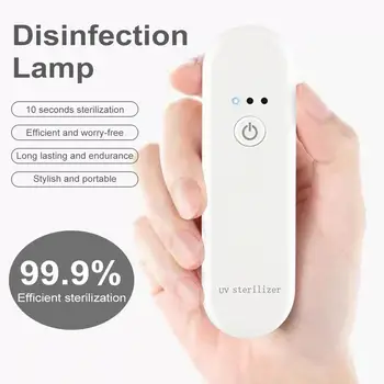 

Portable Ultraviolet UV Sterilizer Germicidal Light Handheld Rechargeable UVC Sterilizing Lamp