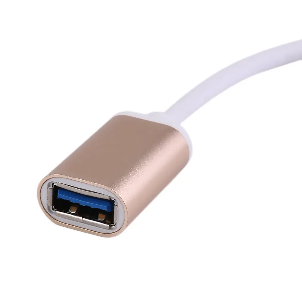 Прочный OTG кабель для передачи данных тип-c к USB3.0 Женский Интерфейс адаптер быстрая скорость кабель для Macbook для Letv