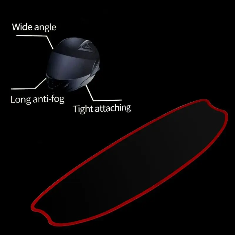

Anti-Fog Helmet Universal Lens Film For Motorcycle Visor Shield Fog Resistant Moto Racing Accessories 19QD