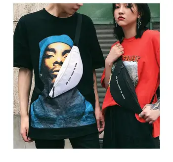 

Men Couple Unisex Travel Waist Bag all you need is less Letter embroidery Fanny Pack Casual Street Chest Pouch Cool pockets