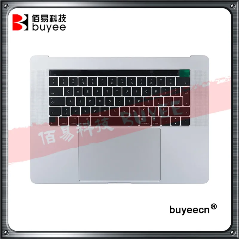 Оригинальные чехлы для рук A1990 для Macbook Pro retina 1" A1990 US клавиатура+ touchbar+ трекпад серебристо-серый