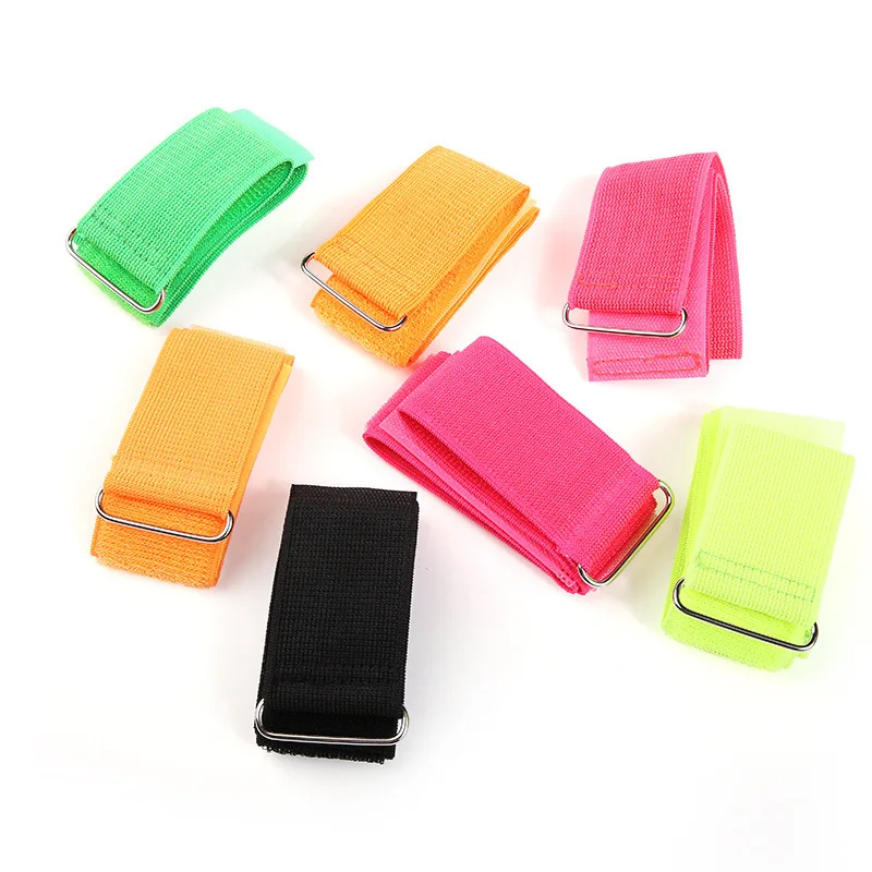 Для взрослых и детей один, два, три ноги леггинсы игры двух или трех слоев с хлопковой прокладкой Привязать кольцо для лап птиц ноги липучка связывать кольцо для лап птиц леггинсы веревка