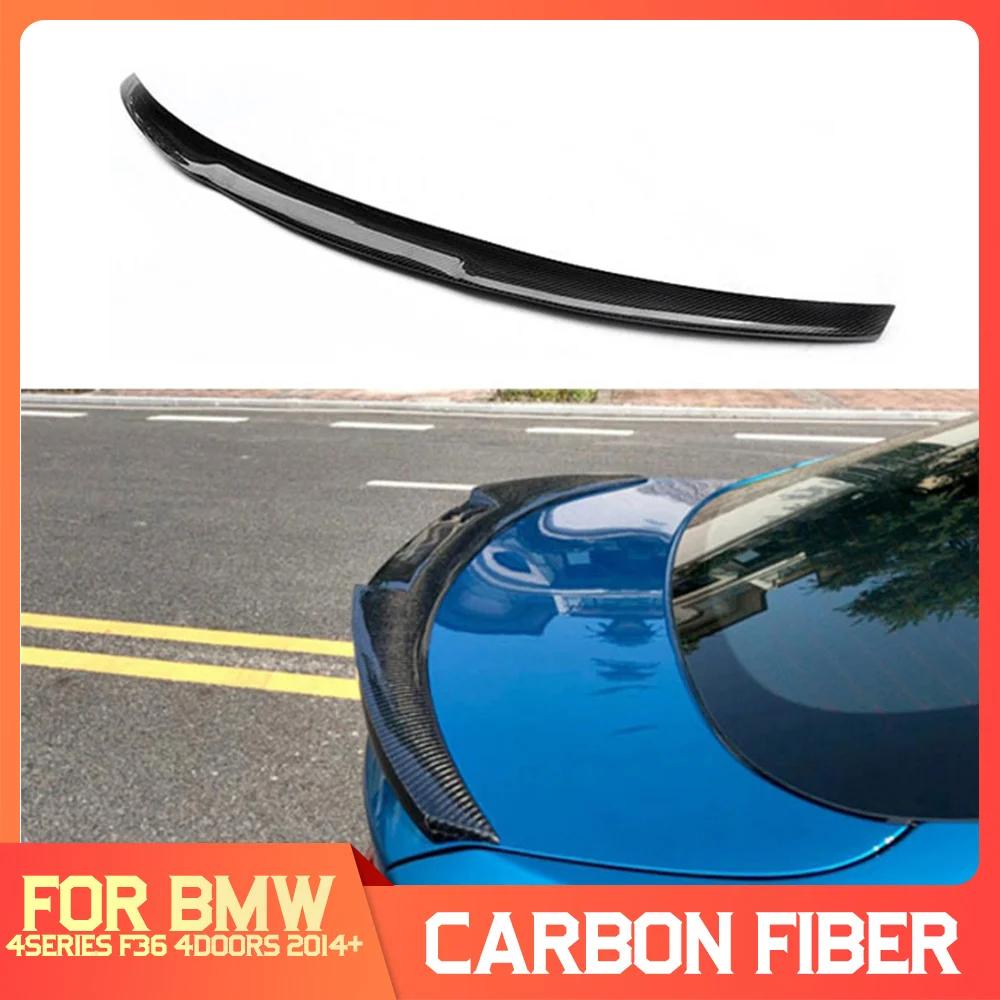 Подходит для BMW 4 серии F36 4-дверного 428i 430i 435i 2014 до 2019 M4 стильный спойлер из
