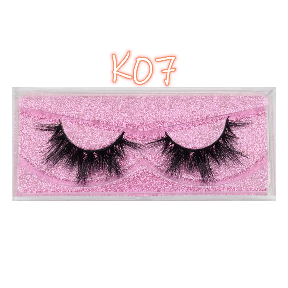 visofree K07 Роскошные накладные ресницы Visofree 5D из норки, пушистые накладные ресницы из норки, инструменты для макияжа, ручной работы, норковые ресницы K14 - Цвет: visofree K07