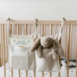 Подвесная сумка для детской кроватки для новорожденных, детский подгузник, детский игрушечный подгузник, Карманный Комплект постельного