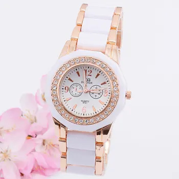 

watch reloj de mujeres white relog mujer damen ladies montres femmes relojes dames woman wrist damenuhr women wristwatch watches