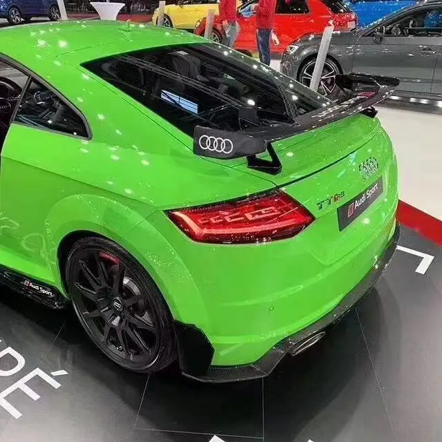 TT RS MK3 утверждает скорость Стиль углеродного волокна задний спойлер для AUDI