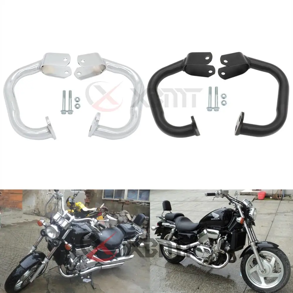 Moto Highway Crash Bar Motore Guard Rail Motor Fence Paraurti Protezione Laterale Anteriore Per Honda Magna Vf 750 Vf750 1994- 2015