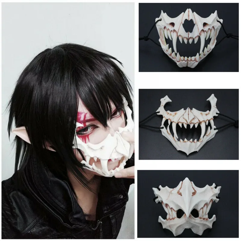 Promo  Japanese Kurato Mito Nue Tengu Ryujin Mask Halloween Props Cosplay Masks Resin Party Prop